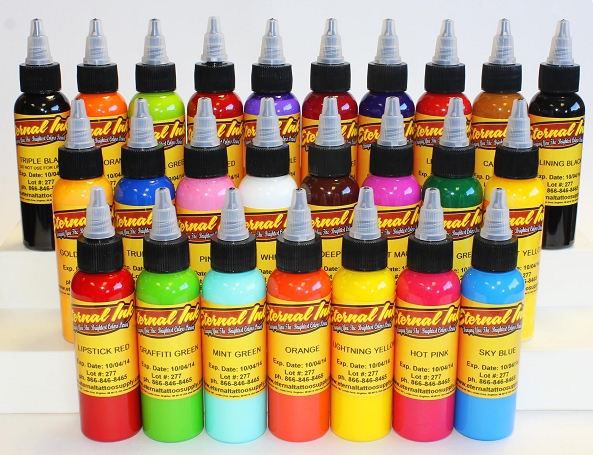 World Famous 25 Color 1oz Bottle Set - Tattoo Ink